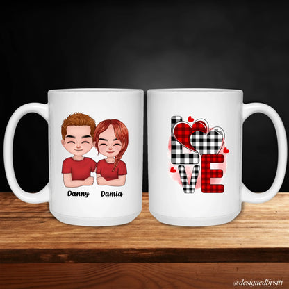 Chibi Couple Love
