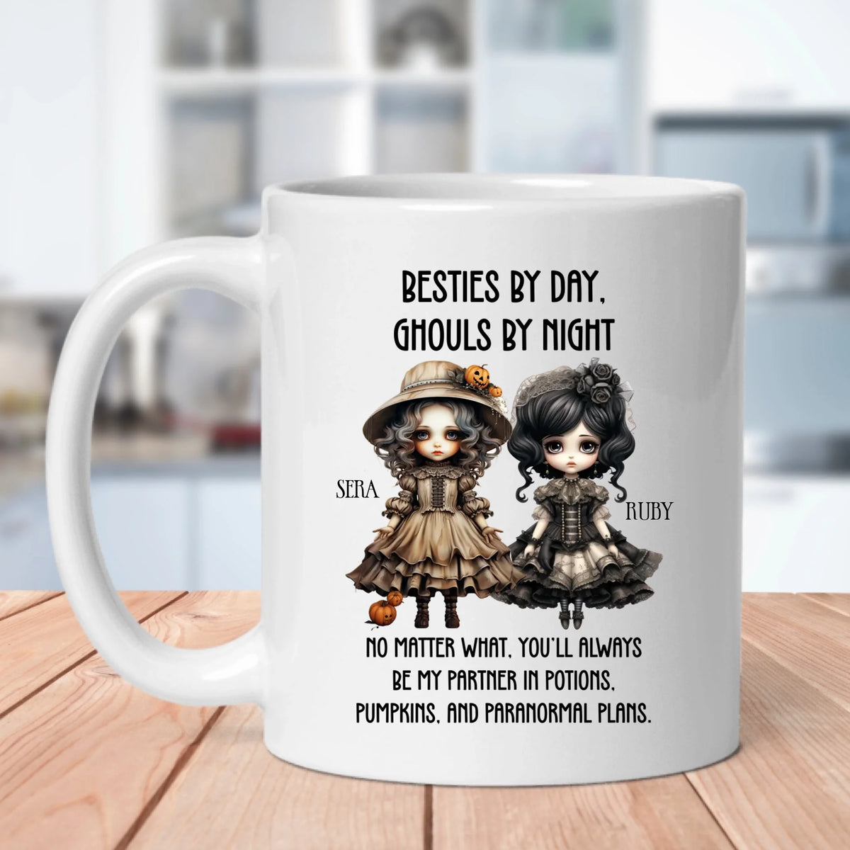 White 11oz Mug One Side 4