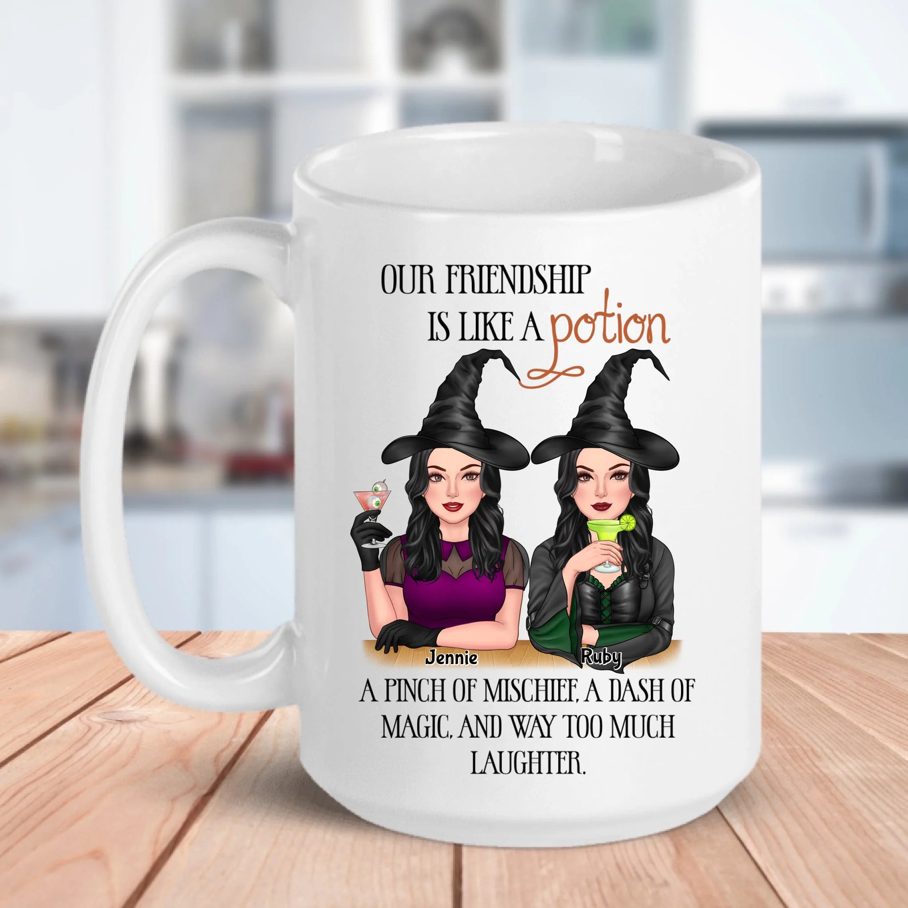 White 15oz Mug One Side 4