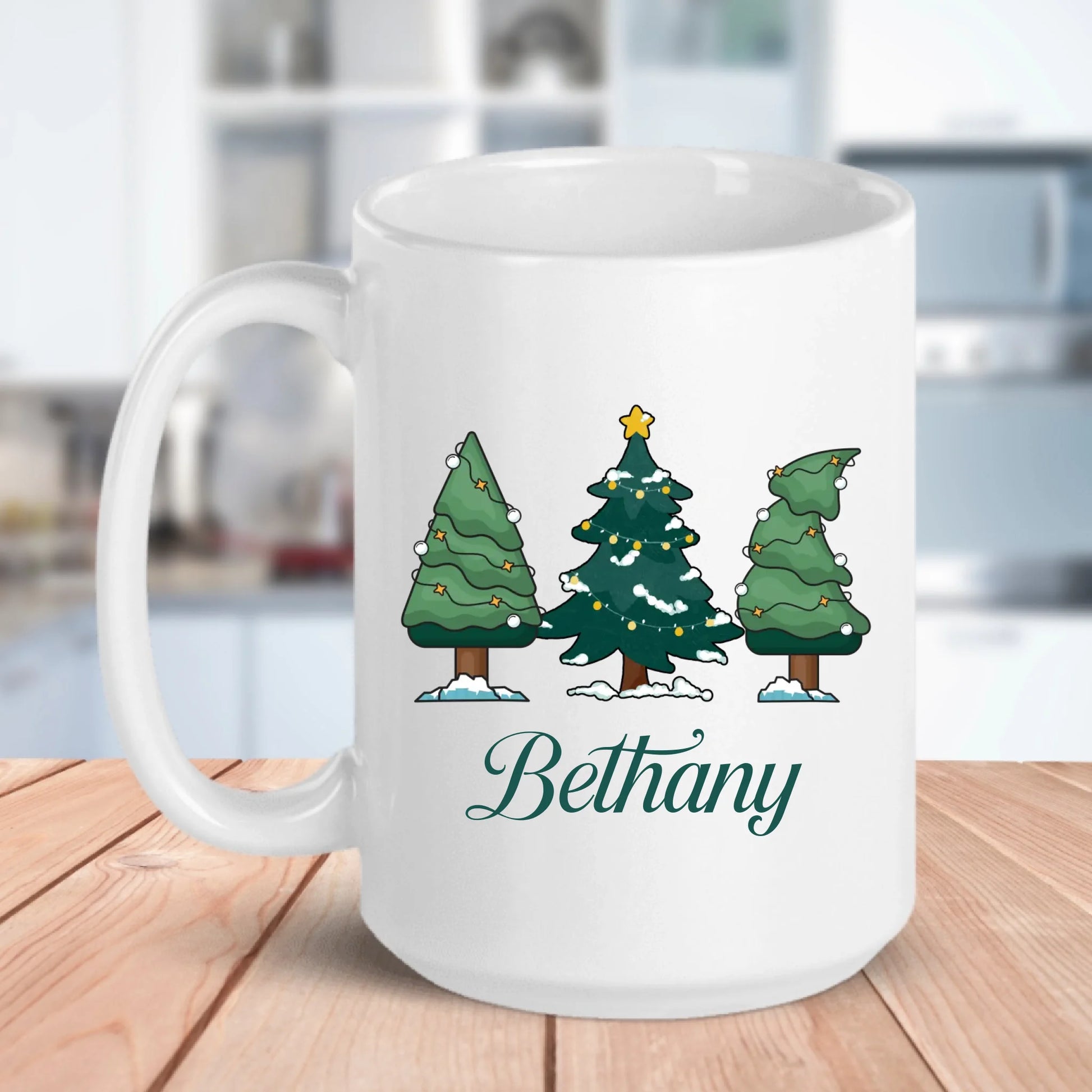 White 15oz Mug One Side 4