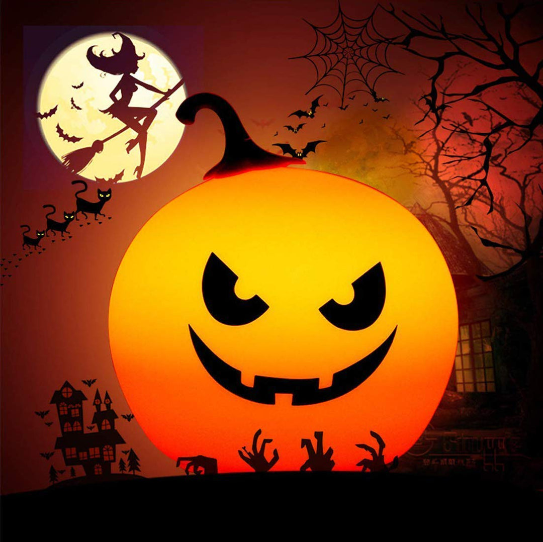 Halloween Patting Pumpkin Touch Up Lamp