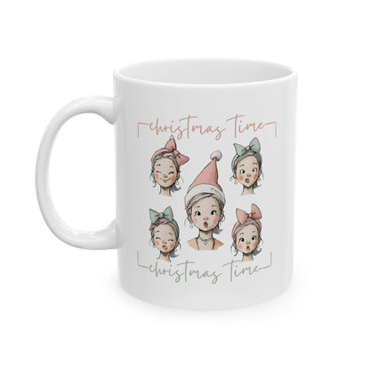 Christmas Girl Time 11oz 15oz Ceramic Mug