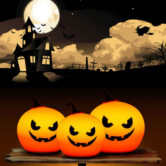 Halloween Patting Pumpkin Touch Up Lamp