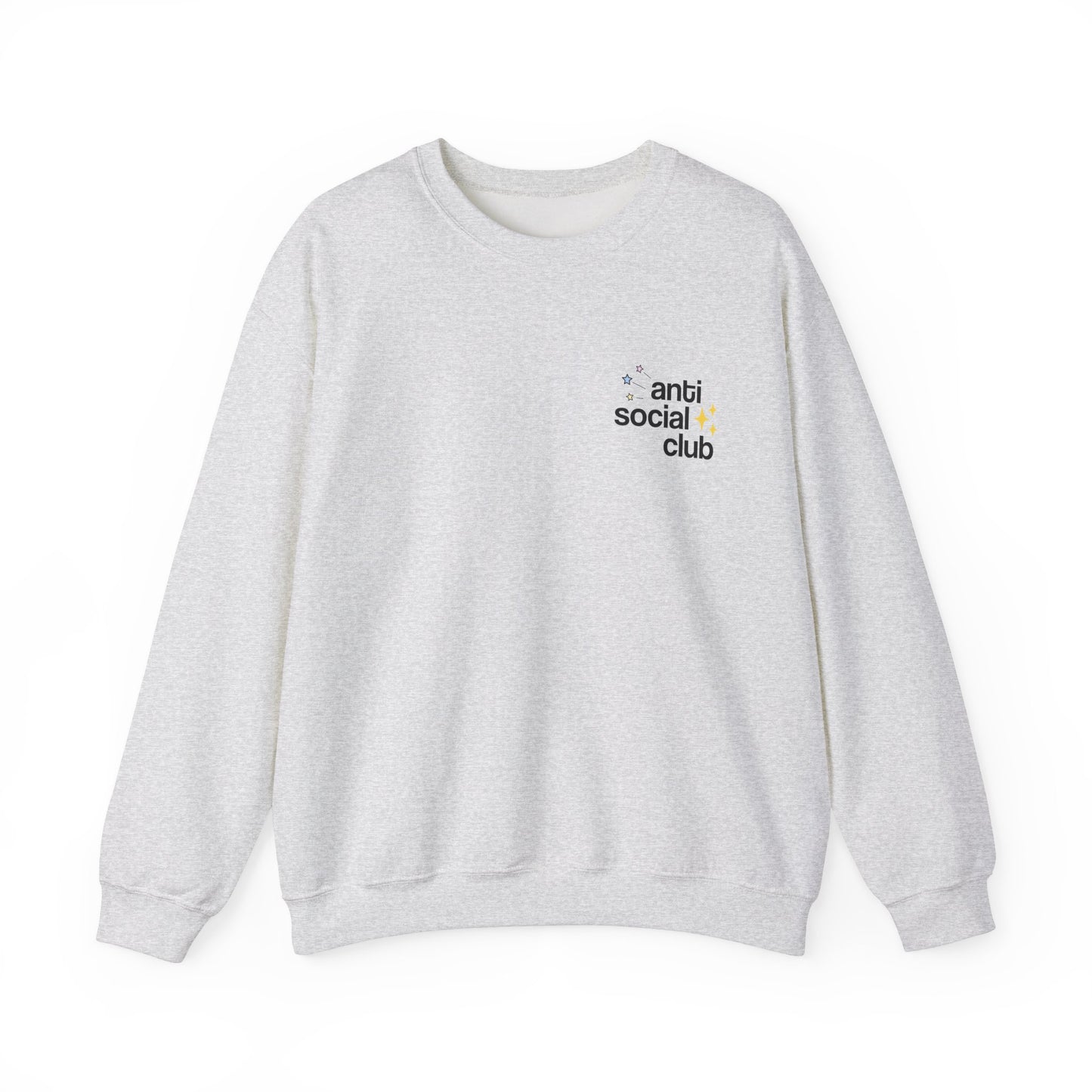 Anti Social Club Sweatshirt Ash Color