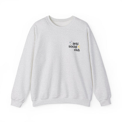 Anti Social Club Sweatshirt Ash Color