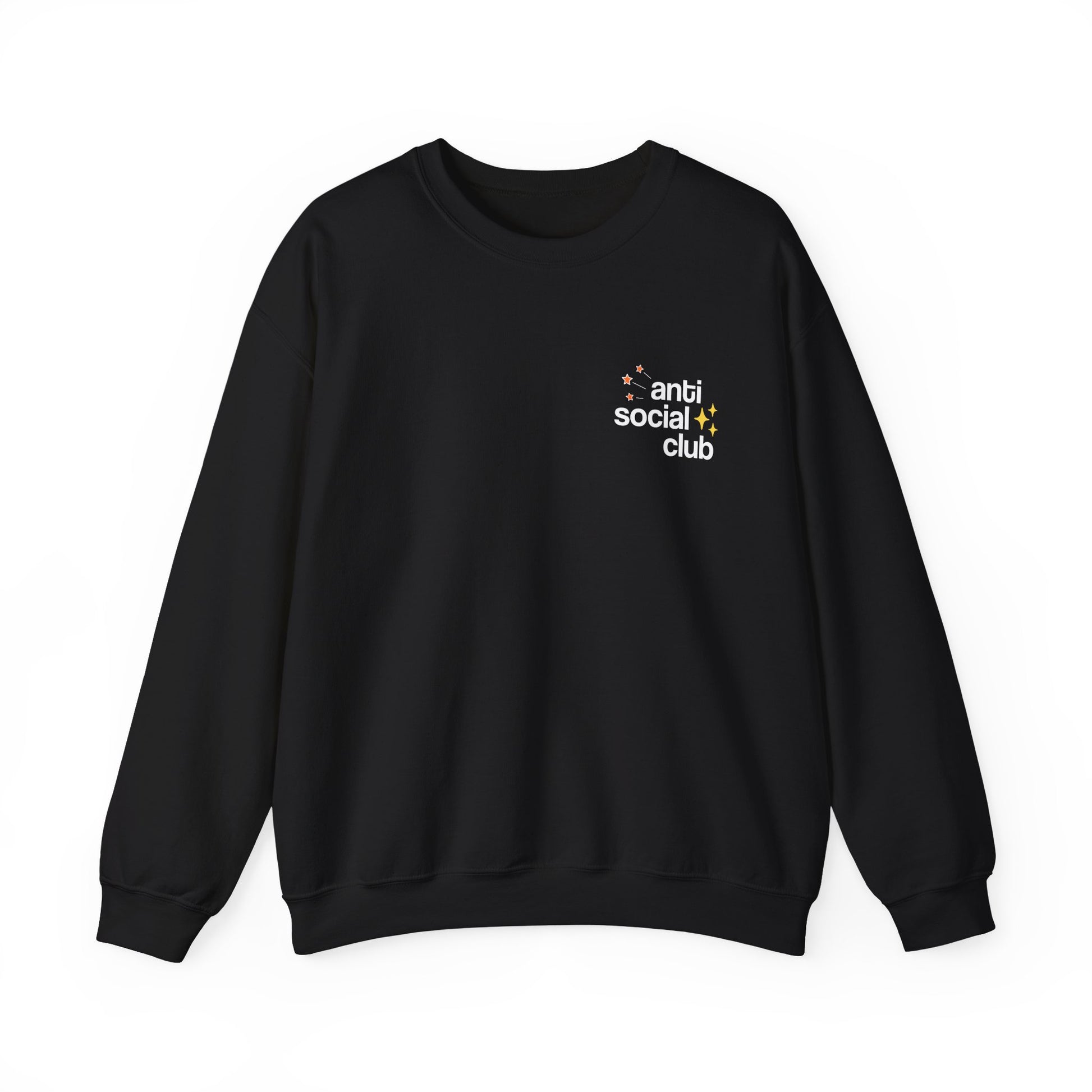 Anti Social Club Sweatshirt Black Color