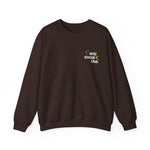 Anti Social Club Sweatshirt Dark Chocolate Color