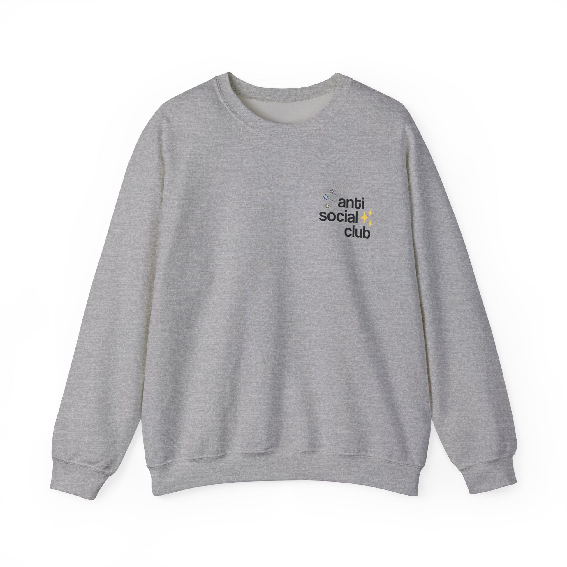 Anti Social Club Sweatshirt Sport Grey Color