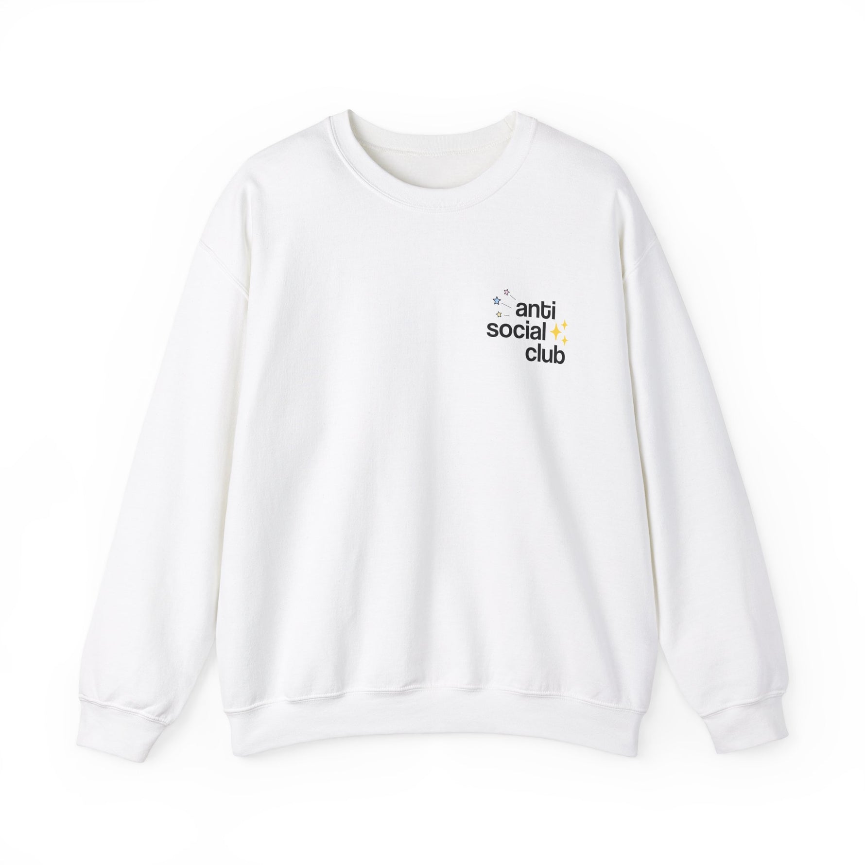 Anti Social Club Sweatshirt White Color