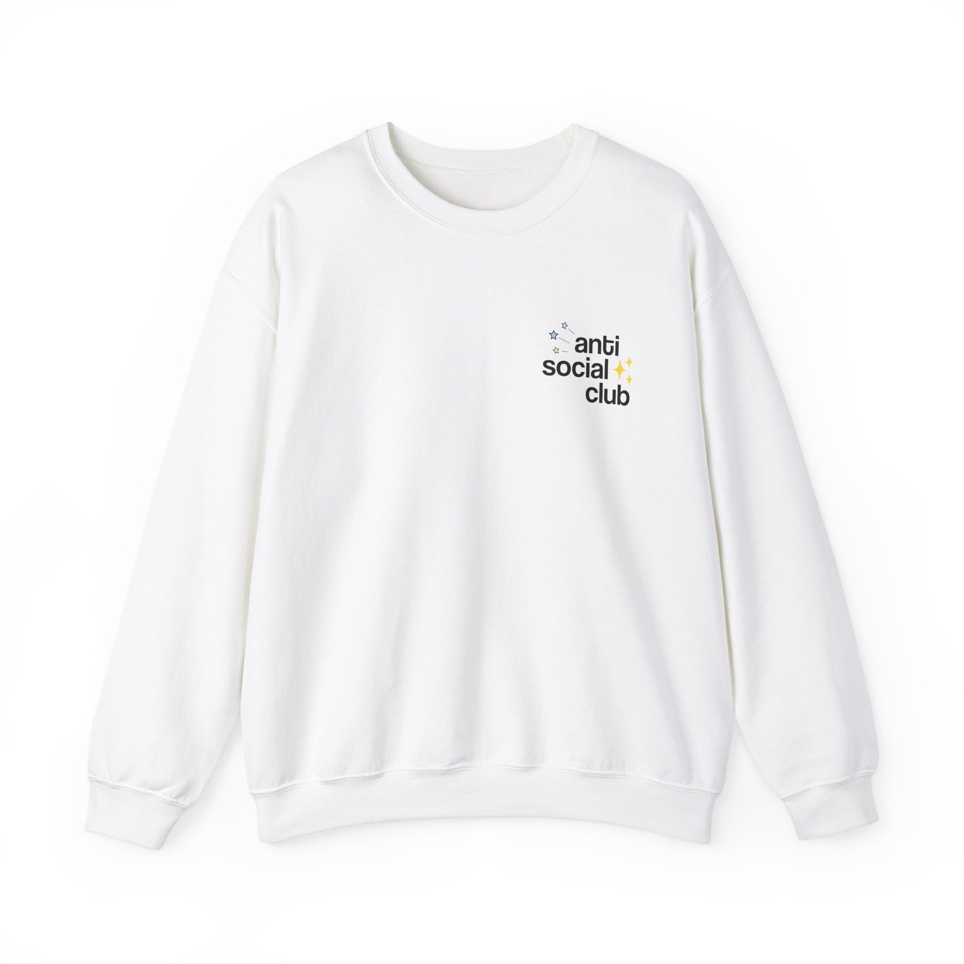 Anti Social Club Sweatshirt White Color