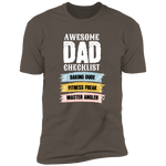 Awesome Dad Checklist T-Shirt DesignedbySiti