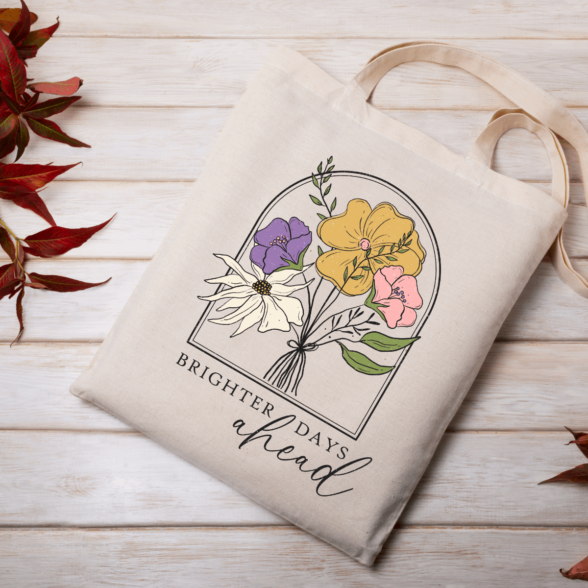 Brighter Days Ahead Tote Bag DesignedbySiti