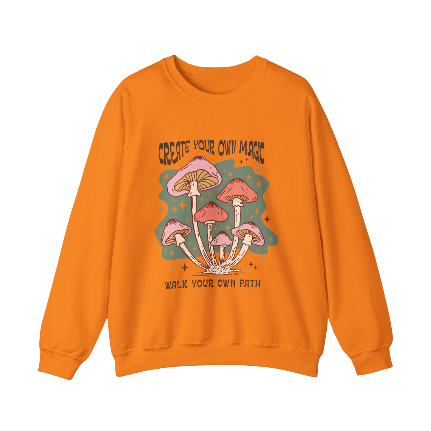 Create Your Own Magic Safety Orange Sweatshirt