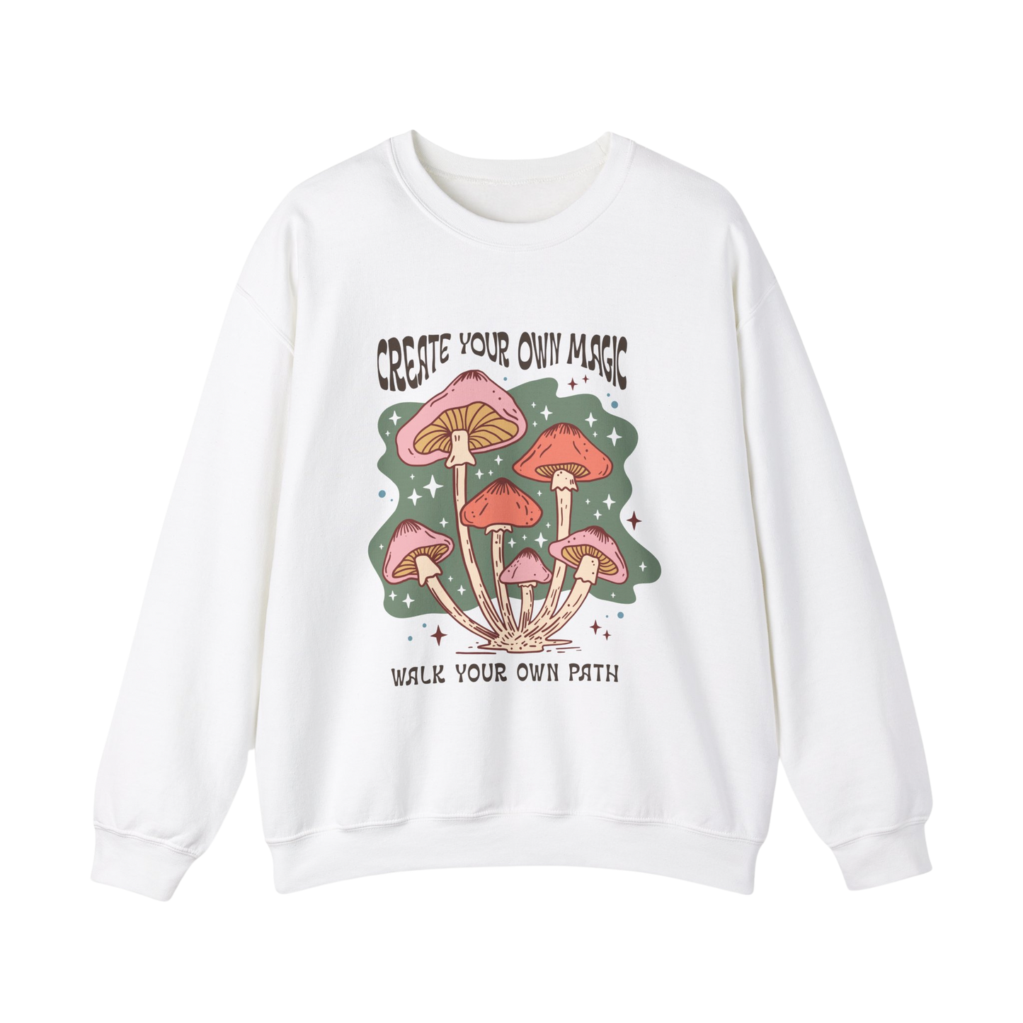 Create Your Own Magic White Color Sweatshirt