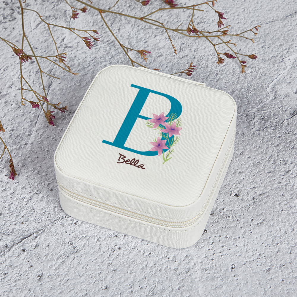 Custom Initial Jewelry Box : Letter B DesignedbySiti