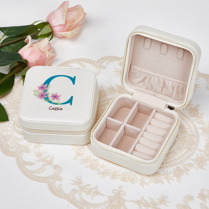 Custom Initial Jewelry Box : Letter C DesignedbySiti