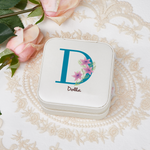 Custom Initial Jewelry Box : Letter D DesignedbySiti