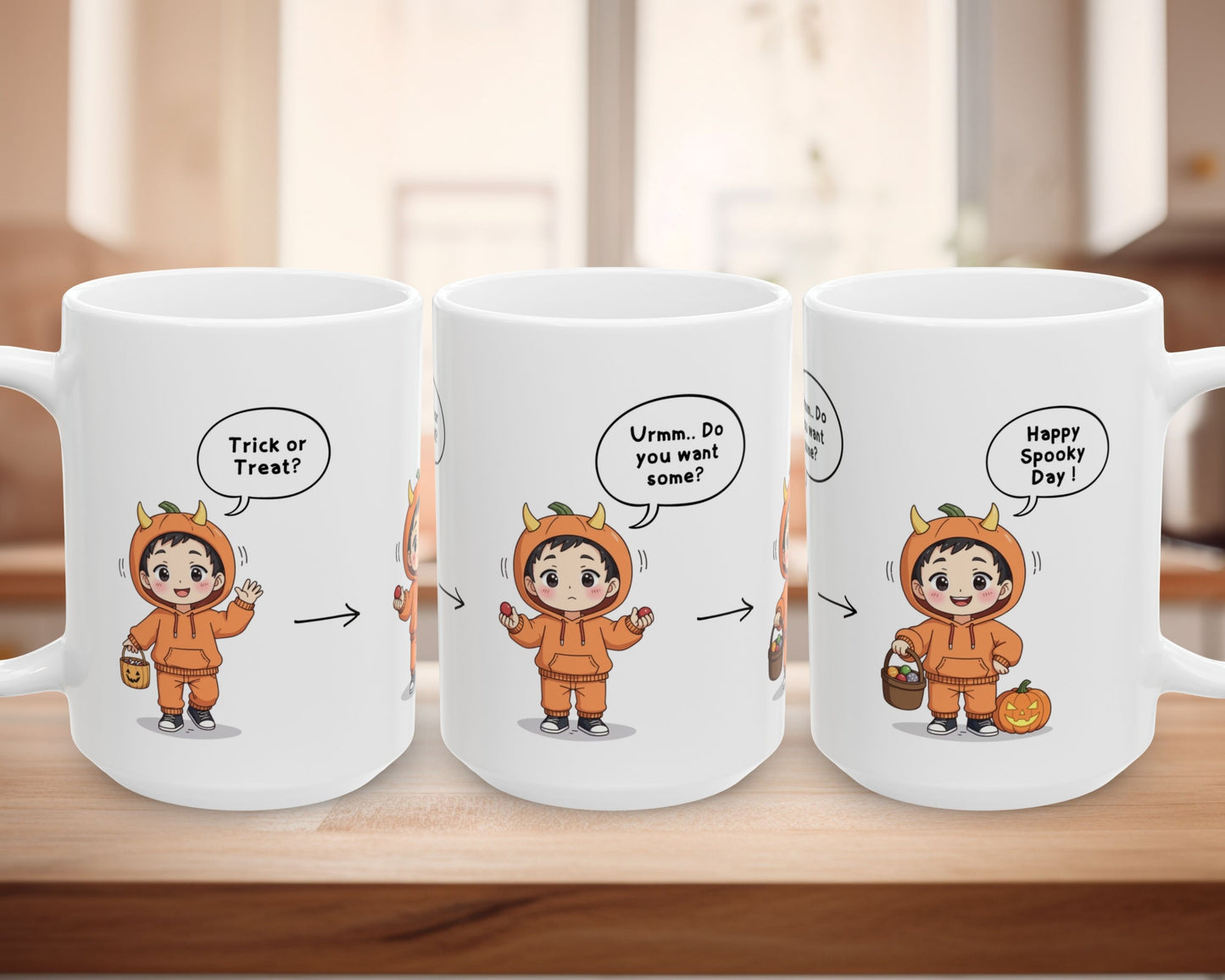 Chibi Spooky Story Mug