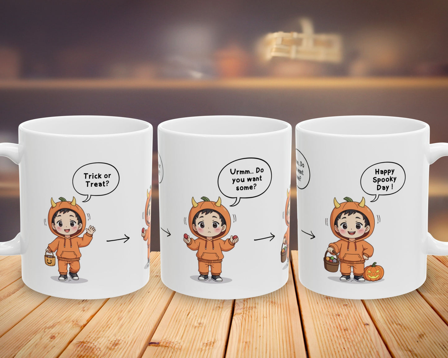 Chibi Spooky Story Mug