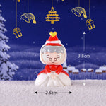 Gift Set of Cute Resins Christmas Ornaments DesignedbySiti