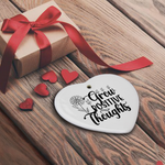 Grow Positive Thoughts Ornaments DesignedbySiti