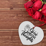 Grow Positive Thoughts Ornaments DesignedbySiti