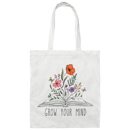 Grow Your Mind Tote Bag DesignedbySiti