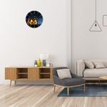 Halloween Non-ticking Wooden Wall Clock DesignedbySiti