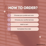 Step-by-step guide on how to order with a blurred background