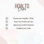 easiest way on how to order your own floral photo mom mug