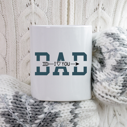 I Love You Dad Gift Mug DesignedbySiti