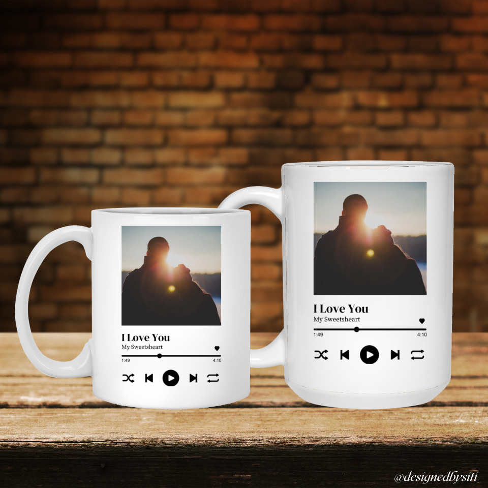 I Love You My Sweetheart Mug DesignedbySiti