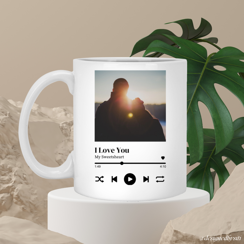I Love You My Sweetheart Mug DesignedbySiti