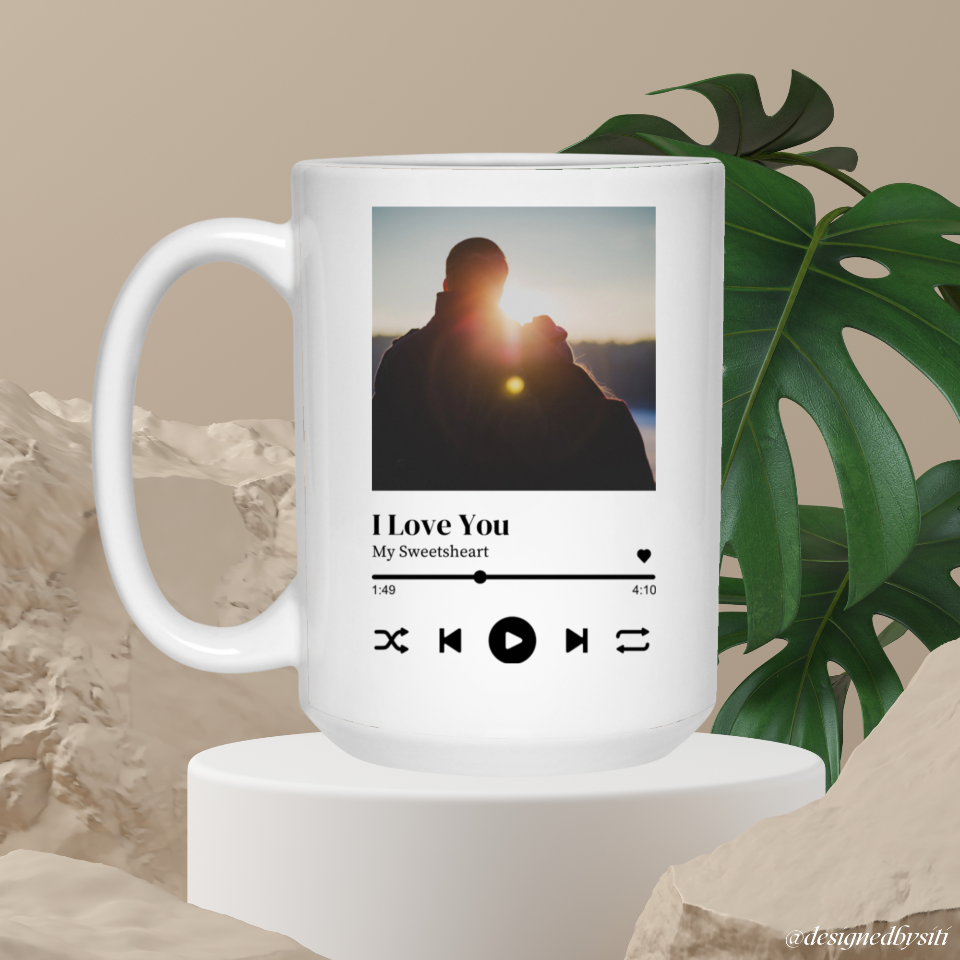I Love You My Sweetheart Mug DesignedbySiti