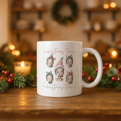 Christmas Girl Time 11oz 15oz Ceramic Mug