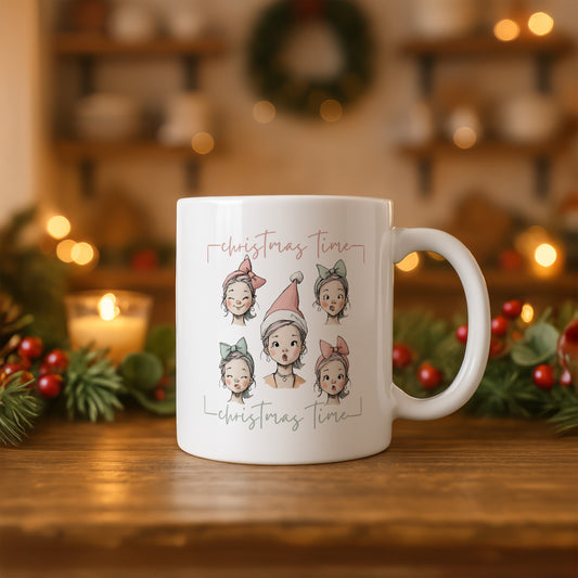 Christmas Girl Time 11oz 15oz Ceramic Mug