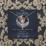 Mom Daughter Birth Flower Necklace DesignedbySiti
