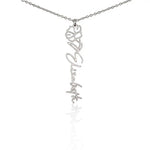 Mom Daughter Birth Flower Necklace DesignedbySiti