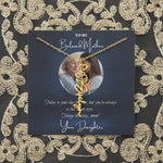 Mom Daughter Birth Flower Necklace DesignedbySiti