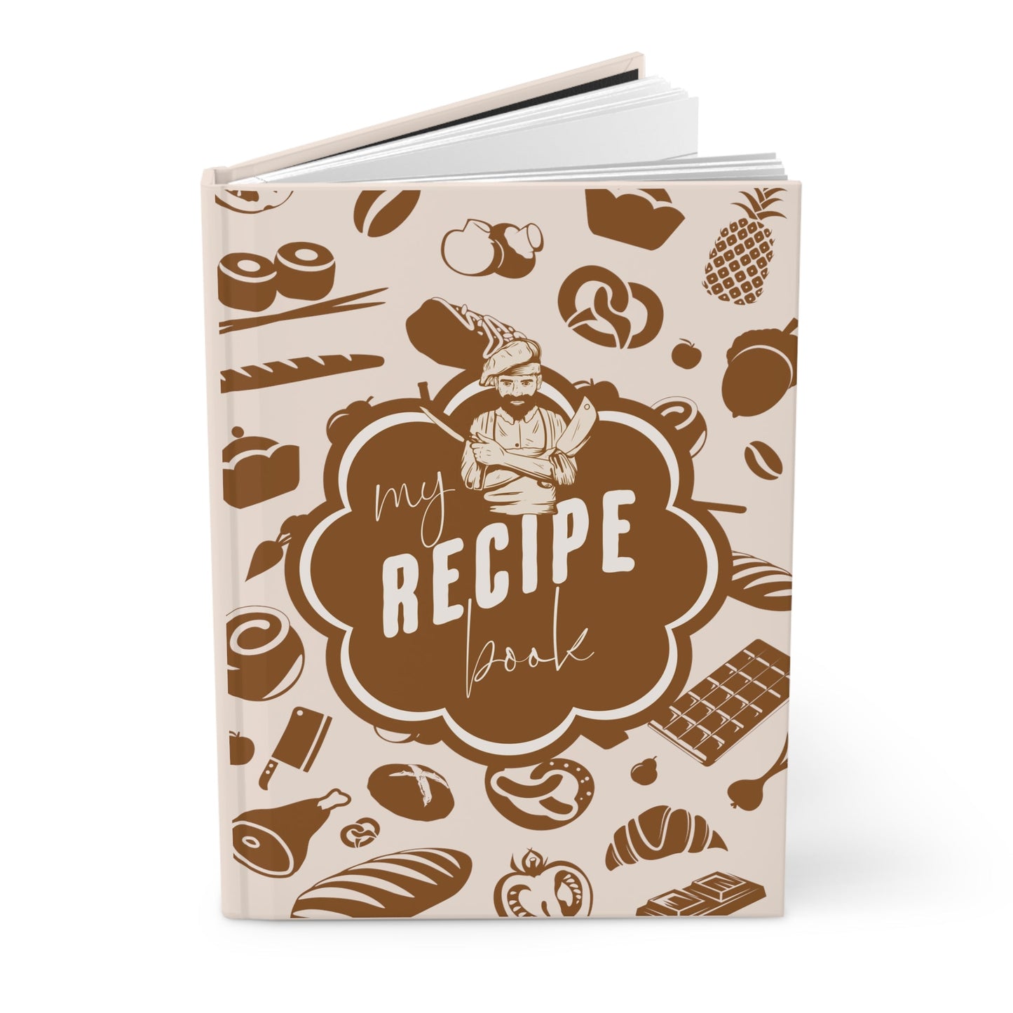 My Recipe Book Hardcover Journal Matte DesignedbySiti