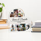 Personalized LED Heart Photo Collage Plaque - Custom Acrylic with Names & Date