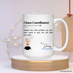 Personalised Chaos Coordinator Mug DesignedbySiti