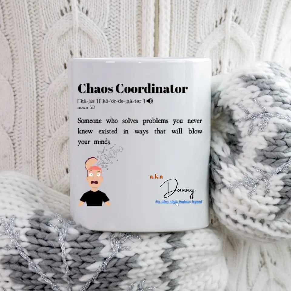 Personalised Chaos Coordinator Mug DesignedbySiti