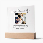 Personalised Retirement Coworker Plaque Gift DesignedbySiti