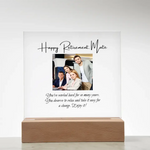 Personalised Retirement Coworker Plaque Gift DesignedbySiti