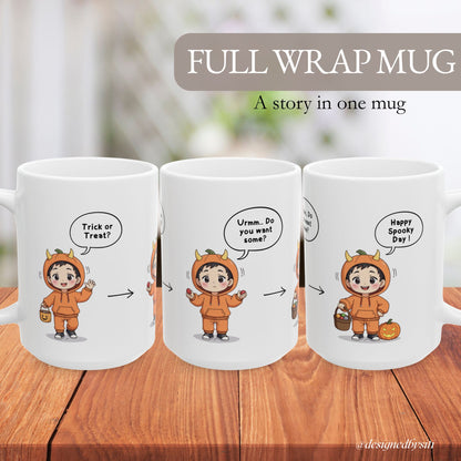 Chibi Spooky Story Mug