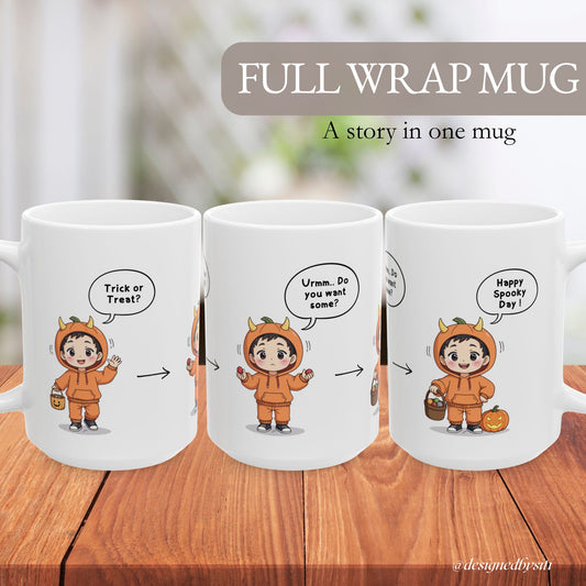 Chibi Spooky Story Mug