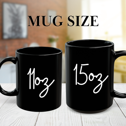 Personalized Cartoon Portrait Mug - Custom Photo with Name & Floral