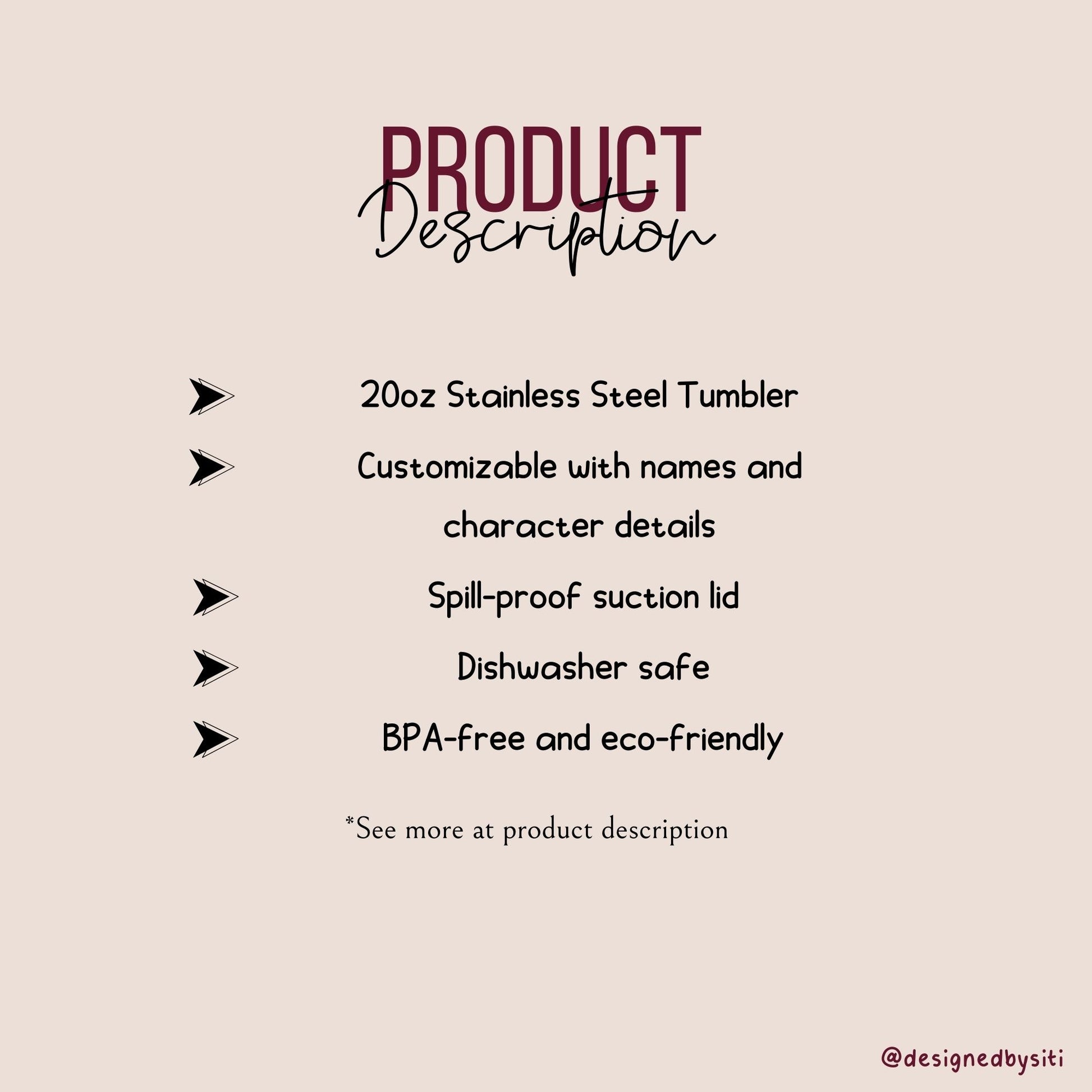 ProductDescription sister 20oz tumbler