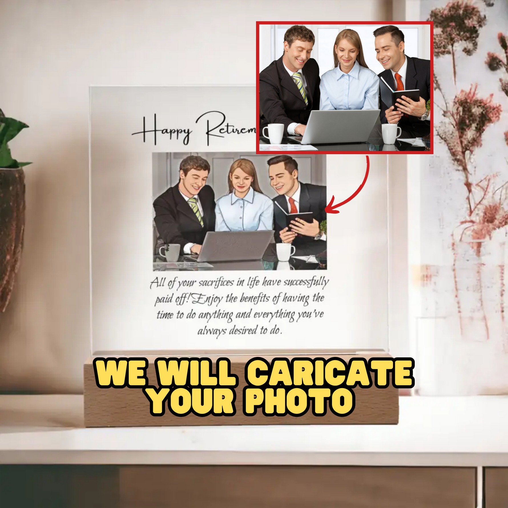 Retirement Plaque for Coworker DesignedbySiti